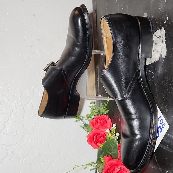 FRANCESCHETTI Leather Monk Strap Dress Shoe NO Written Size - Picture 3 of 15